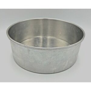 Wear-Ever Vtg Cheesecake Pan Aluminum 9.25" D x 3.5" T Removable Bottom USA Made